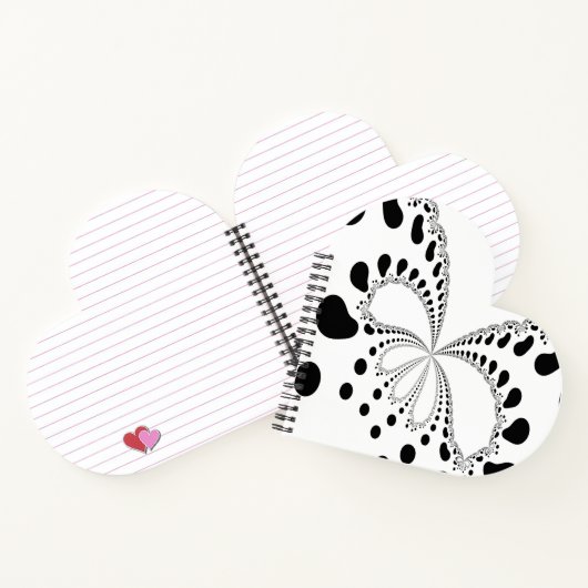 Gestileerde vlinder Afbeelding Notitieboek (Binnen)