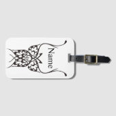 Gestileerde Vlinder Tattoo Thunder_Cove  Bagagelabel (Voorkant (horizontaal))