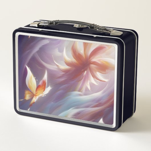 Gestileerde Vlinders en Bloem (Achterkant)