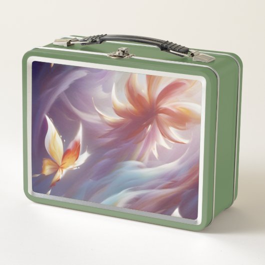 Gestileerde Vlinders en Bloem (Voorkant)