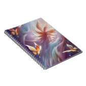 Gestileerde Vlinders en Bloem Notitieboek (Rechterzijde)