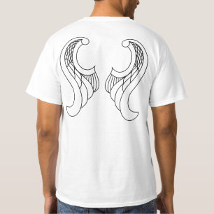Gestileerde Vogelvleugels T-shirt