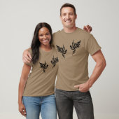 Gestileerde Vogelvrienden T-shirt (Unisex)