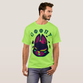 gestileerde vos-kat hybride t-shirt (Voorkant volledig)