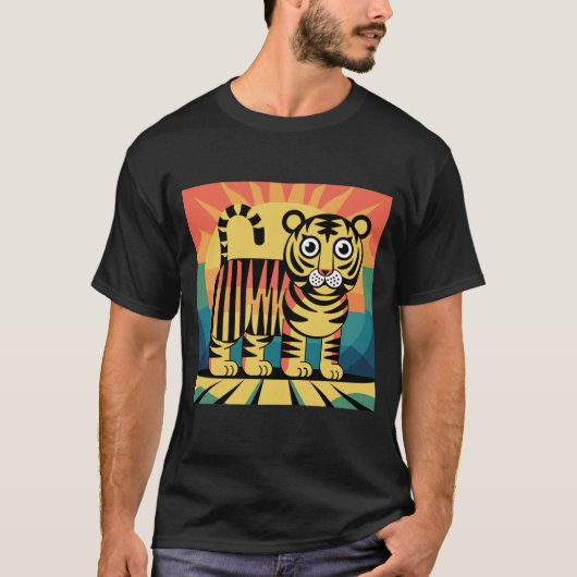 Gestileerde wildlife T-shirt (Voorkant)