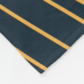 Gestileerde zon-maan, donkere zeeen illustratie. fleece deken (Hoek)