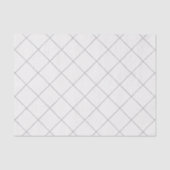 Gestippeld Diamant Raster Geometrisch Zacht Wit Tissuepapier (Voorkant)