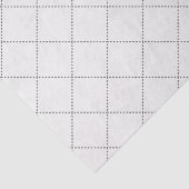 Gestippeld Diamant Raster Geometrisch Zacht Wit Tissuepapier (Detail)