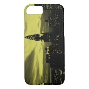 Gestippeld Geel Zwart New York City iPhone 7 Hoesj iPhone 8/7 Hoesje