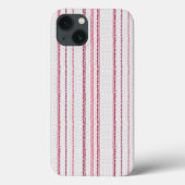 Gestippeld gestreept patroon. Case-Mate iPhone case (Achterkant)