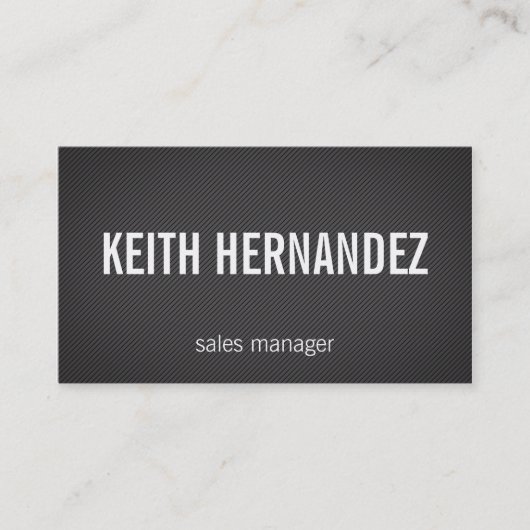 Gestippeld / Lijnen (zwart) Visitekaartje (Voorkant)