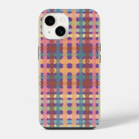 Gestippeld Pastel Plaid Patroon