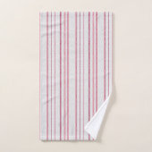 Gestippeld streeppatroon. bad handdoek (Handdoek)
