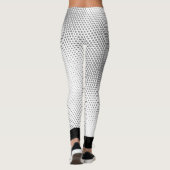 Gestippeld streeppatroon leggings (Achterkant)
