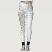 Gestippeld streeppatroon leggings (Voorkant)