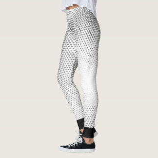 Gestippeld streeppatroon leggings