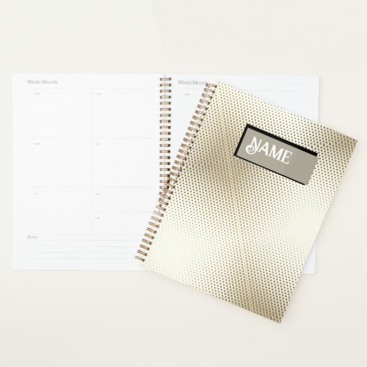 Gestippeld streeppatroon planner (Display)