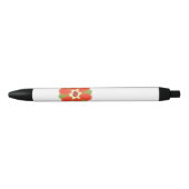 Gestippelde Bloem Zwarte Pen (Voorkant)