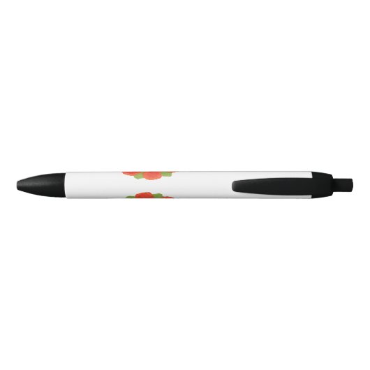 Gestippelde Bloem Zwarte Pen (Achterkant)