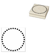 gestippelde cirkel rubberstempel (Gestempeld)