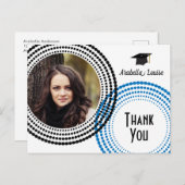 gestippelde cirkels | Foto Afstuderen Dank u Briefkaart (Voorkant / Achterkant)