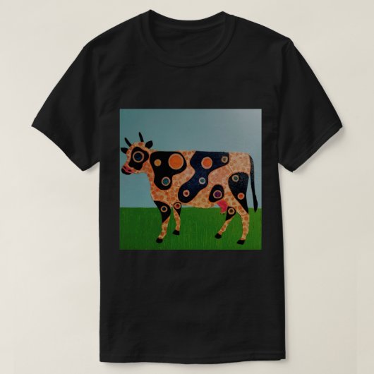 Gestippelde Gevlekte Koe Shirt (Design voorkant)