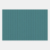 Gestippelde lijnen op turquoise inpakpapier vel (Voorkant 3)
