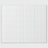 Gestippelde lijnen op wit cadeaupapier (Vlak)
