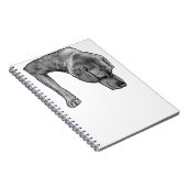 Gestippelde Muse voor notities Notitieboek (Rechterzijde)