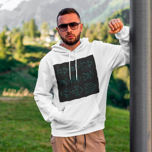 Gestippelde Pijlen Hoodie