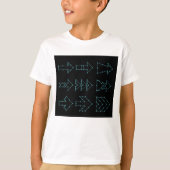 Gestippelde Pijlen T-Shirt (Voorkant)