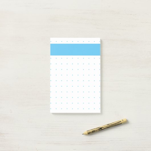 Gestippelde rasternotities post-it® notes (Op bureau)