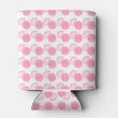 Gestippelde roze pastel esthetische wieden blikkoe blikjeskoeler (Achterkant)