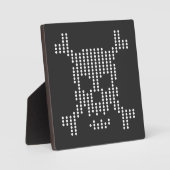Gestippelde Schedel Halftone Fotoplaat (Voorkant)