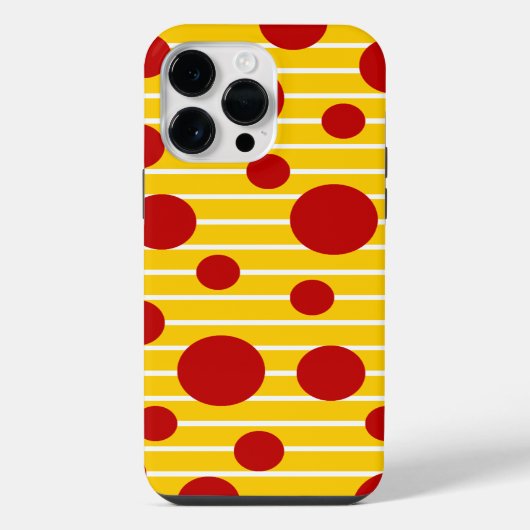 Gestippelde Strepen iPhone Hoesje (Achterkant)