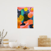 gestippelde symfonie poster (Keuken)