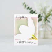 Gestippelde Tulp Rumi Quote Briefkaart (Staand voorkant)