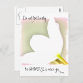 Gestippelde Tulp Rumi Quote Briefkaart (Voorkant / Achterkant)