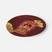 Gestipte Chinese palanquin Rat Year 2020 PPP Papieren Bordje (Gekanteld)