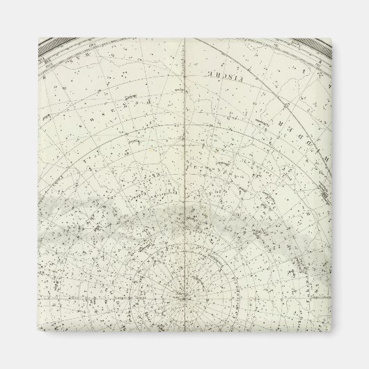 Gestirnte Himmel Nord Magneet (Voorkant)