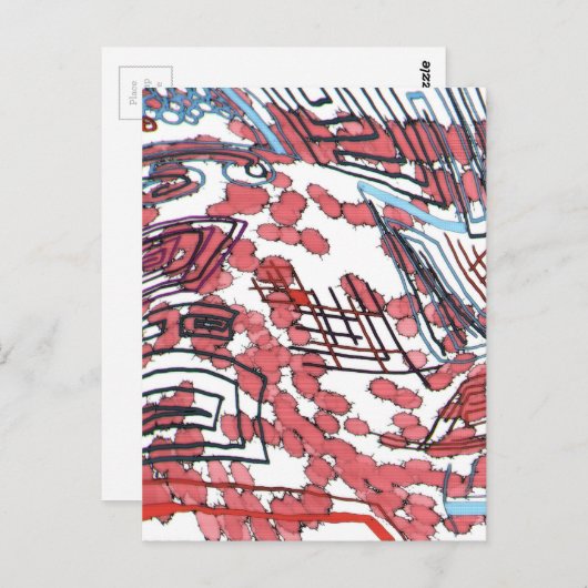 gestold briefkaart (Voorkant / Achterkant)