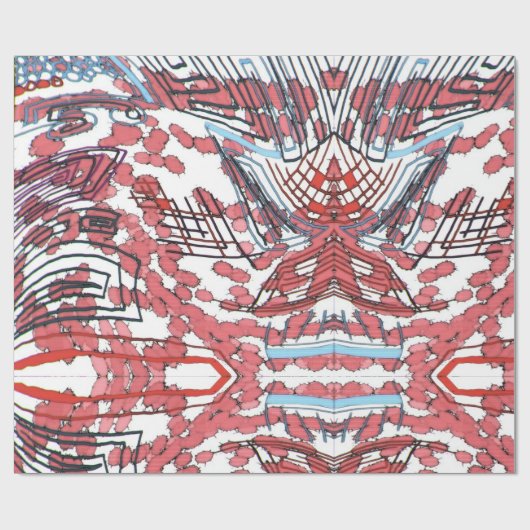 gestold cadeaupapier (Vlak)