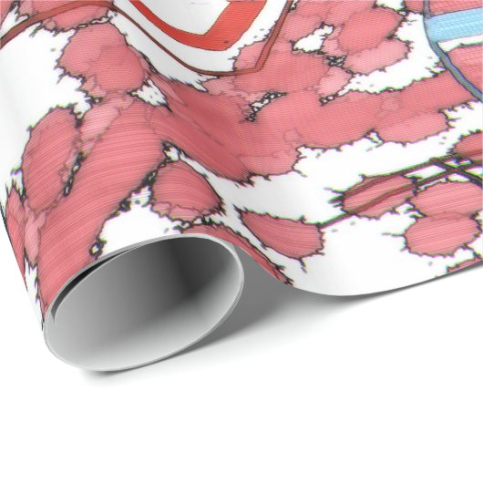 gestold cadeaupapier (Rol Hoek)