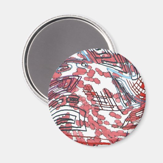 gestold magneet (Voorkant / Achterkant)