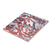 gestold tegeltje (Zijkant)