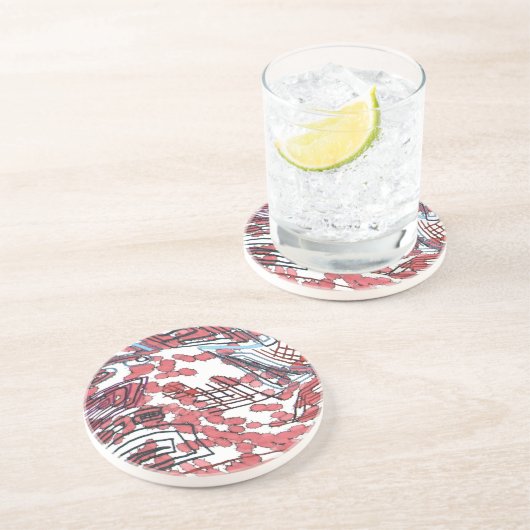 gestold zandsteen onderzetter (Zijkant)