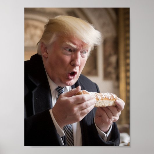 Gestolen brood Trump Joke Poster (Voorkant)