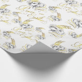 Gestolen GOATS Peace on Earth GOLD Cadeaupapier (Hoek)
