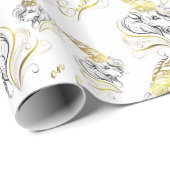 Gestolen GOATS Peace on Earth GOLD Cadeaupapier (Rol Hoek)