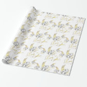 Gestolen GOATS Peace on Earth GOLD Cadeaupapier (Uitgerold)
